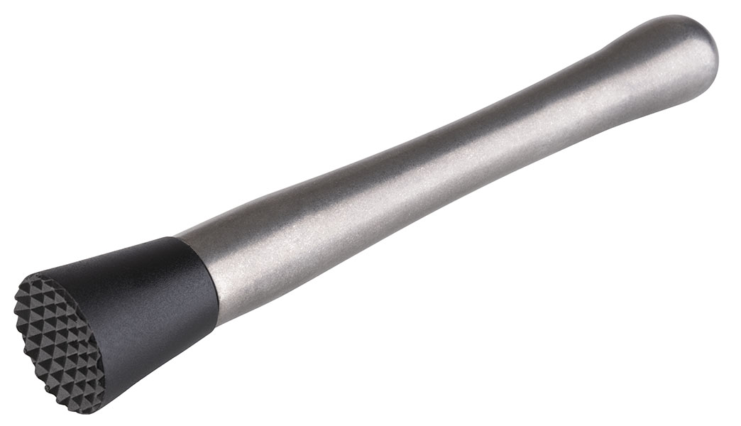 Stößel, Edelstahl, Polystyrol, D: 3,5 cm, H: 20,5 cm, Farbe: stainless-antique