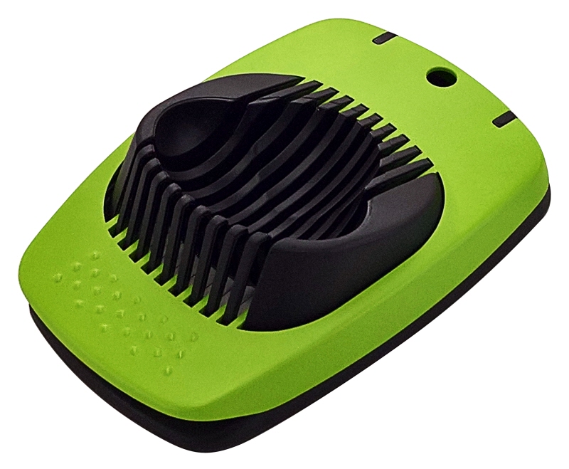 Eierschneider, grün, PP, 13 x 9 x 3,5 cm