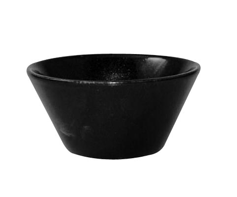Churchill, Bit on the Side - Zest-Bowl rund konisch, uni/ onyx, 12,1 x 6,5 cm/ 0,34 ltr.