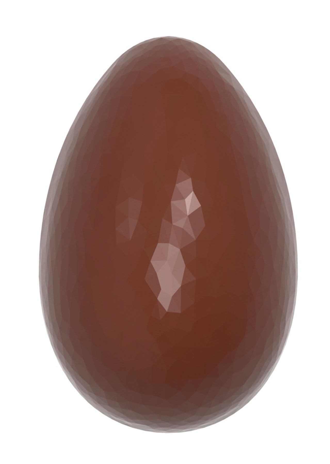 Schokoladen- Form Osterei, Doppelform, 275 x 135 mm, 2 x 3 Stück 86,5 x 56 x 30 mm