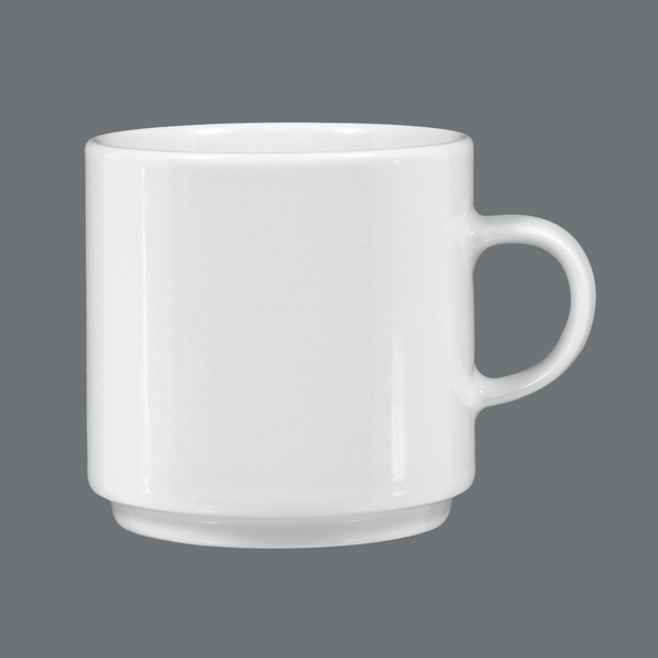 Seltmann Weiden, Savoy - Kaffee-Obere 1, stapelbar, uni, weiss, 0,18 ltr.