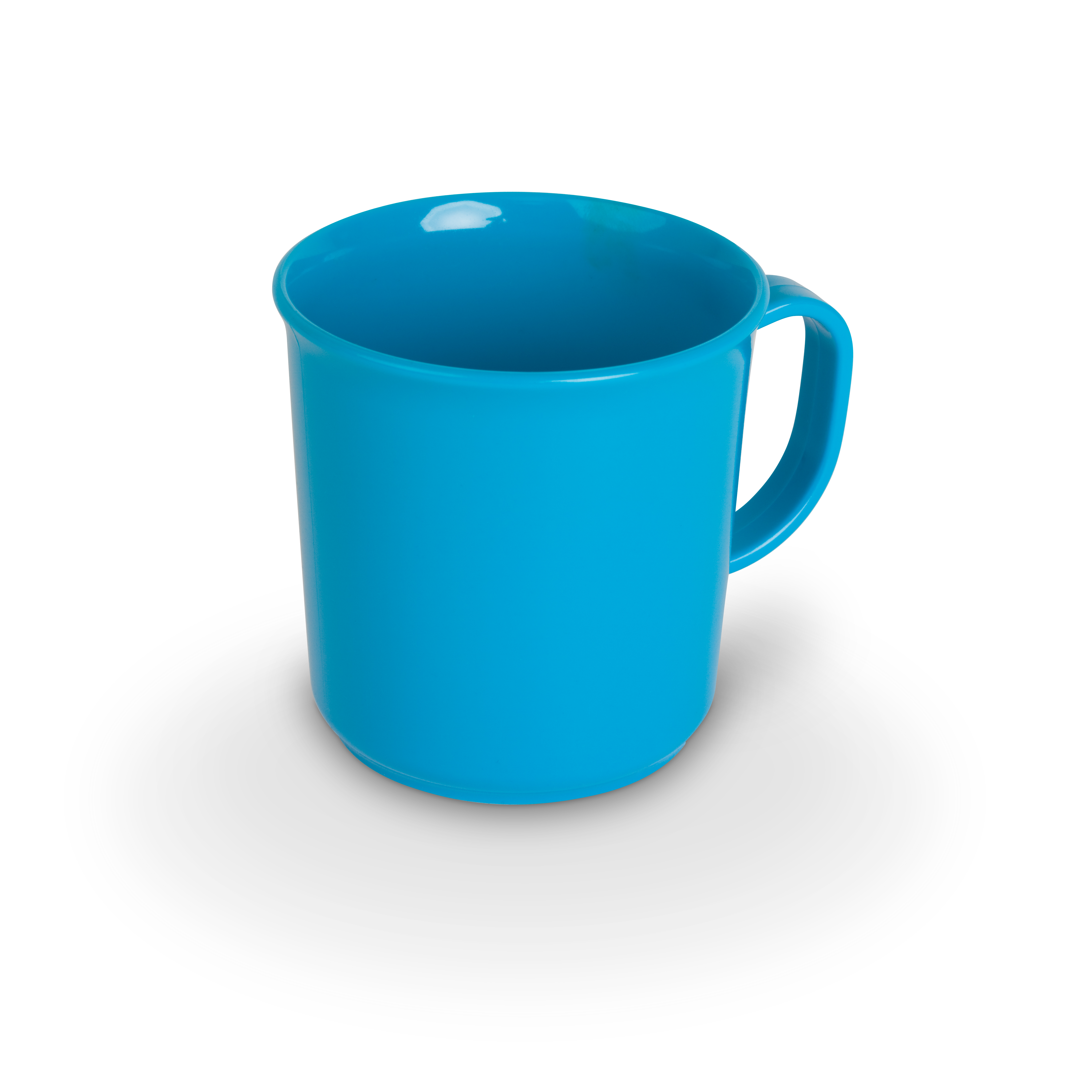 Henkelbecher PC, uni, hellblau, D x H: 7 x 7,5 cm/ 0,2 ltr.