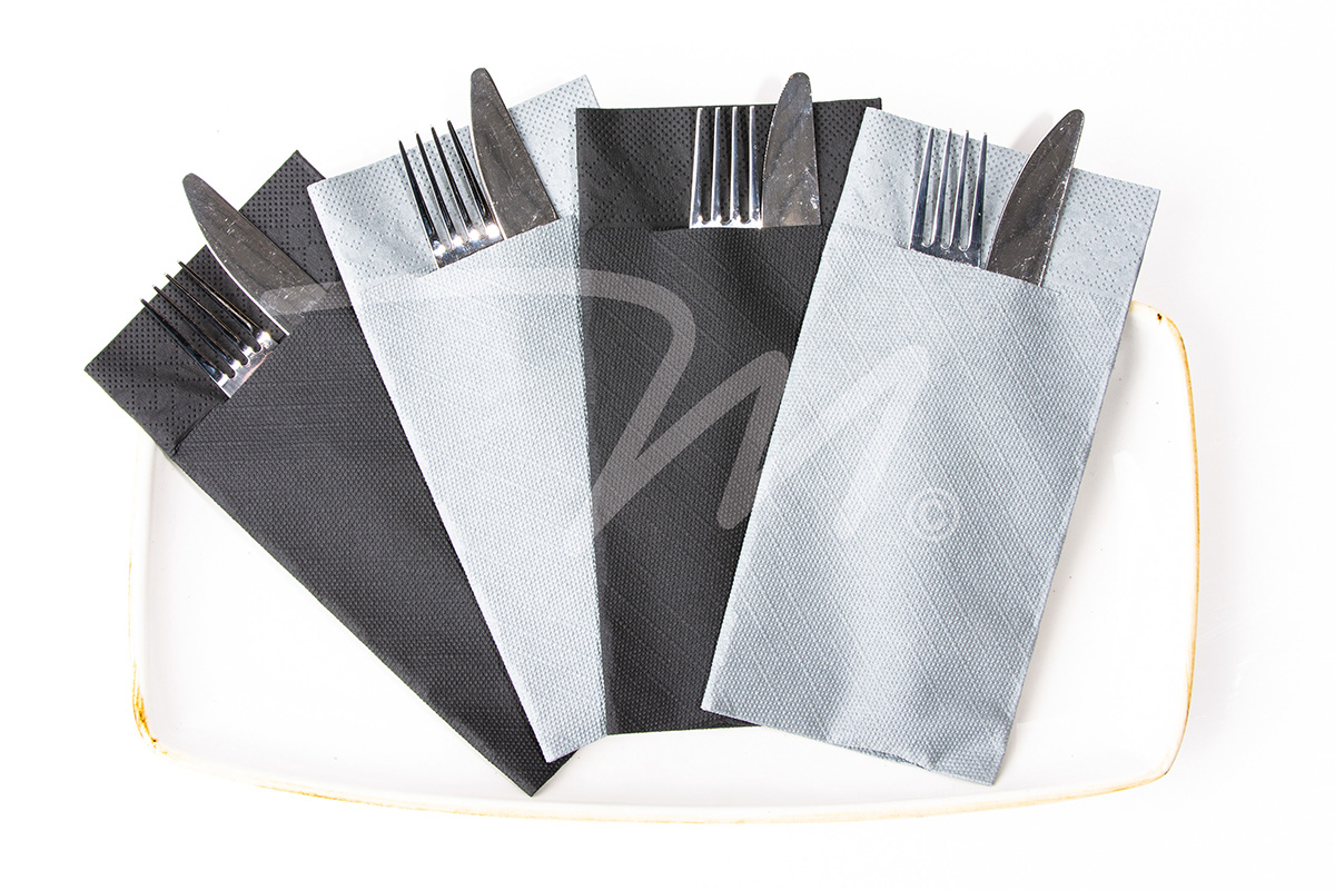 Pocket Napkins - BASIC UNI Tissue Deluxe 40 x 40 cm