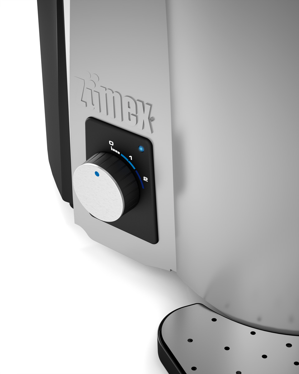 ZUMEX - MULTIFRUIT, Entsafter für Obst u. Gemüse max. D: 7,4 cm, 290 x 500 x 510 mm, Farbe: Black