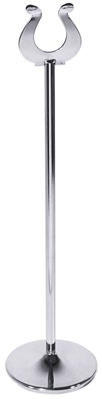 Bankettkartenständer, Edelstahl, D: 8 cm, H: 29 cm