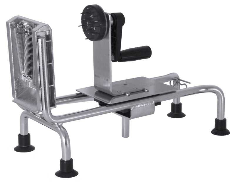 Fadenhobel, mit Kunststoffkurbel, Edelstahl, L: 37 cm, B: 14 cm, H: 25 cm