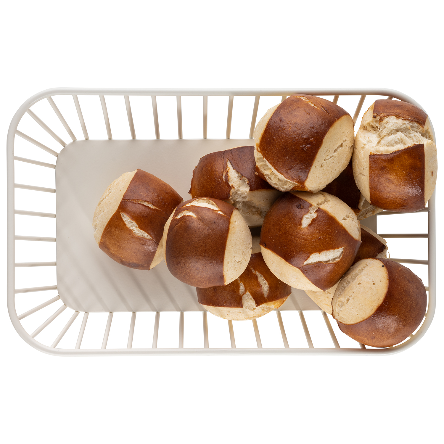 GN 1/4 Korb URBAN 26,5 x 16,2 cm, H: 7,5 cm Metall Farbe: whisper white