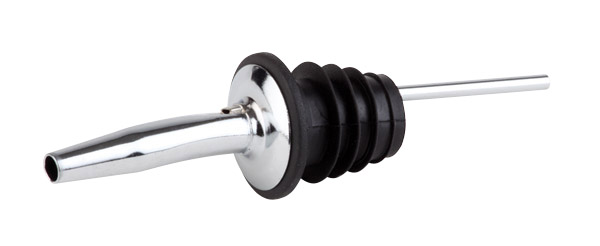 Permanent-Ausgießer, 6er Set, L: 11 cm, Edelstahl, Silikon