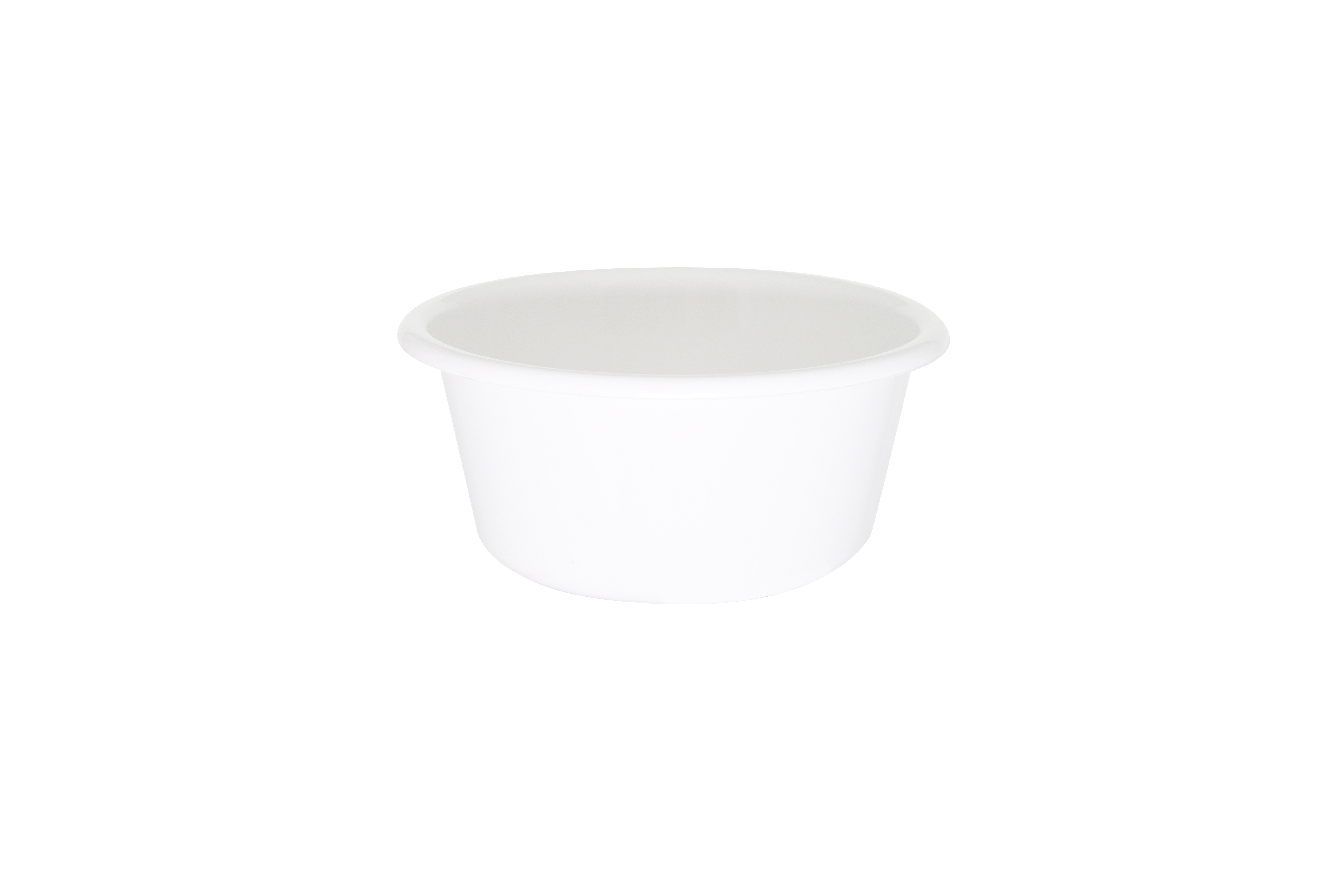 Schüsseln, Kunststoff 4,5 L weiss, D: 280 mm, Höhe: 120 mm