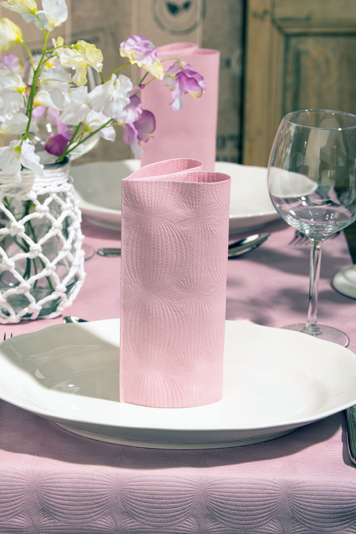 Tischläufer Rollenware - LUDO Prägedruck Linclass-Premium 40 cm x 24 lfm