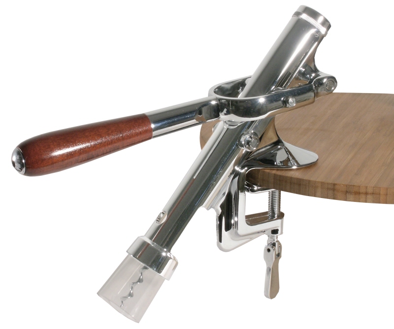 Entkorkmaschine, Thekenmontage, Zinkguss, L: 54,5 cm