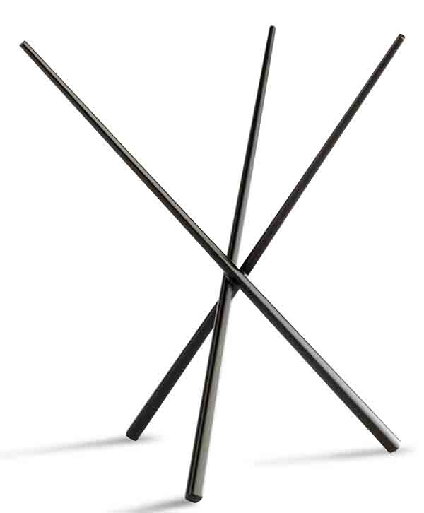 Buffetständer ASIA PLUS D: 20,5 / D: 16,5 cm, H: 20 cm 18/10 Edelstahl, schwarz