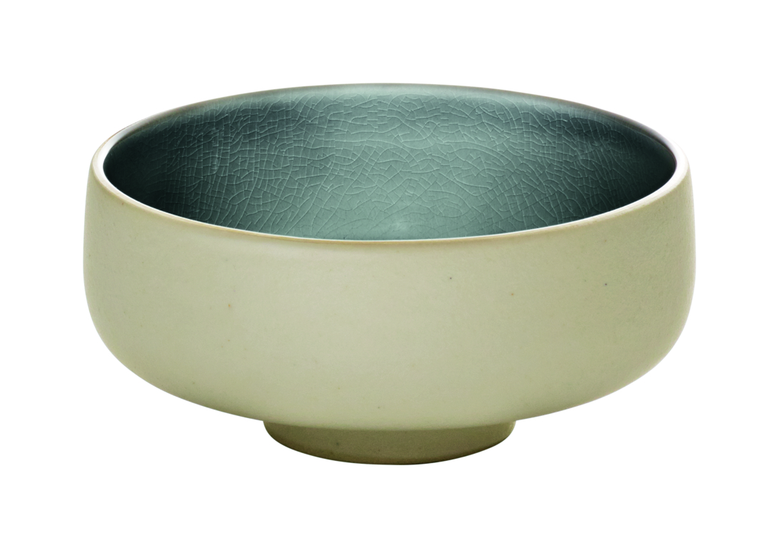 Playground, Steinzeug - NARA Grau : Schale rund 12 cm/ 0,3 ltr.