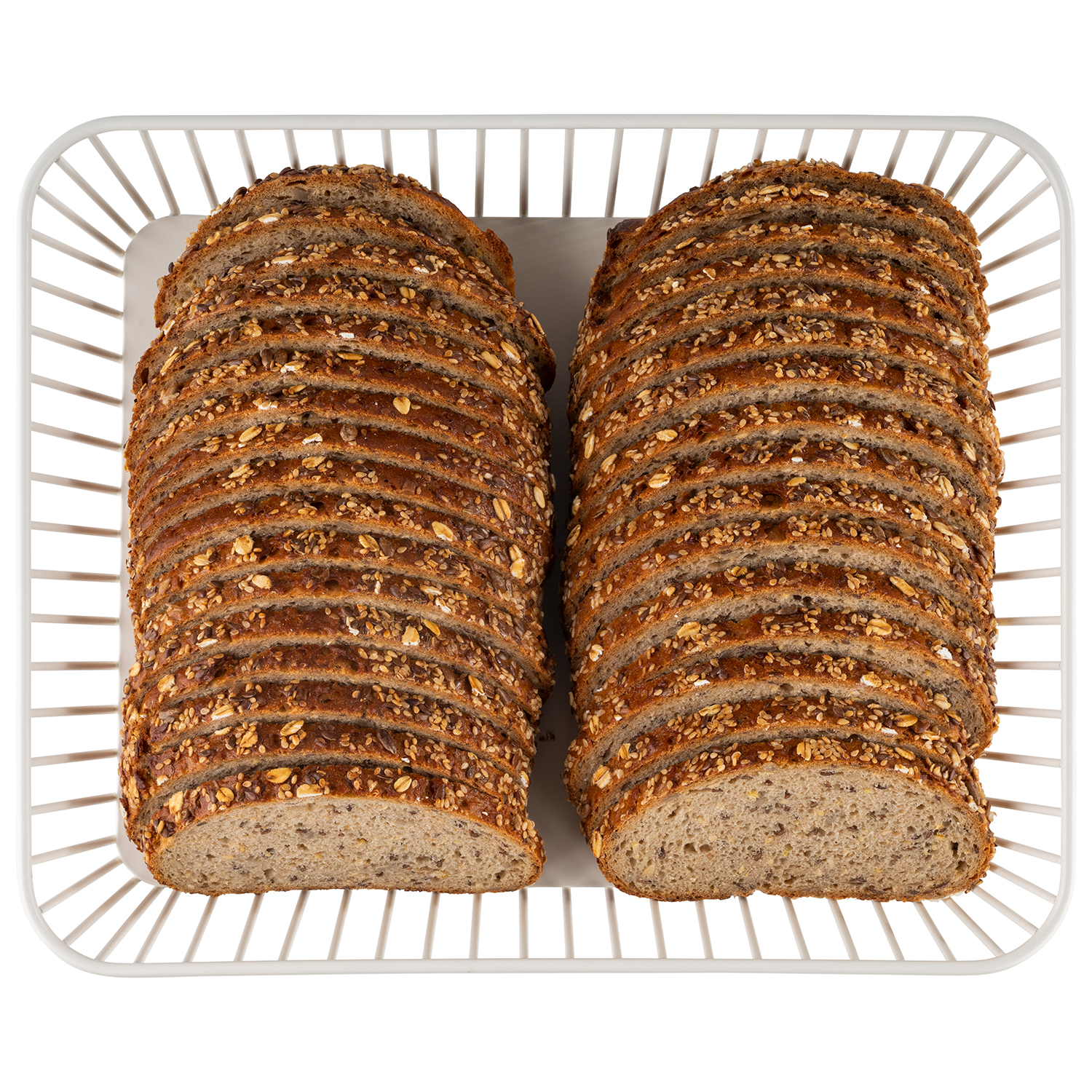 GN 1/2 Korb URBAN, Metall, 32,5 x 26,5 cm, H: 7,5 cm, Farbe: whisper white