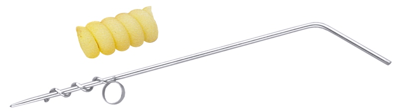 Kartoffelspirale, Edelstahl, D: 3,5 mm, L: 24 cm