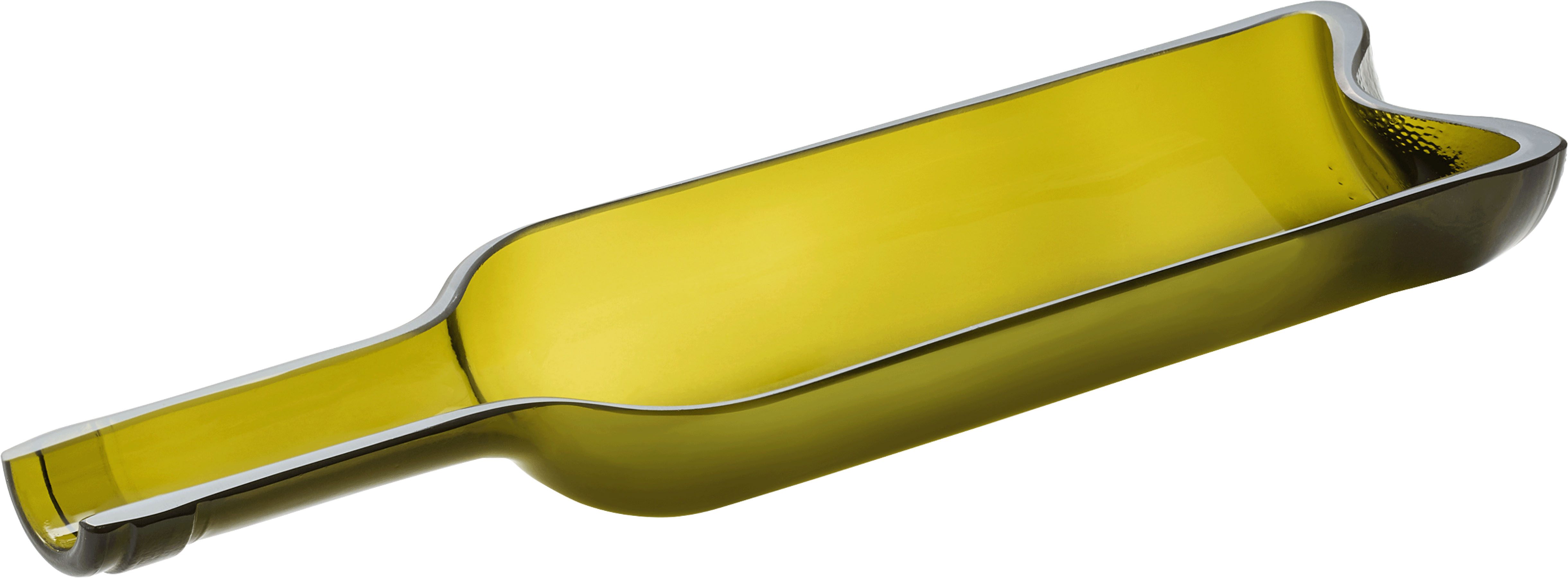 Playground, Glas - Weinflasche halbiert flach 24 x 2,9 cm/ 0,08 ltr.