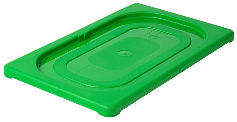 GN-Deckel Polypropylen 1/4 für Serie 5514, 26,5 x 16,2 cm, Fb. grün