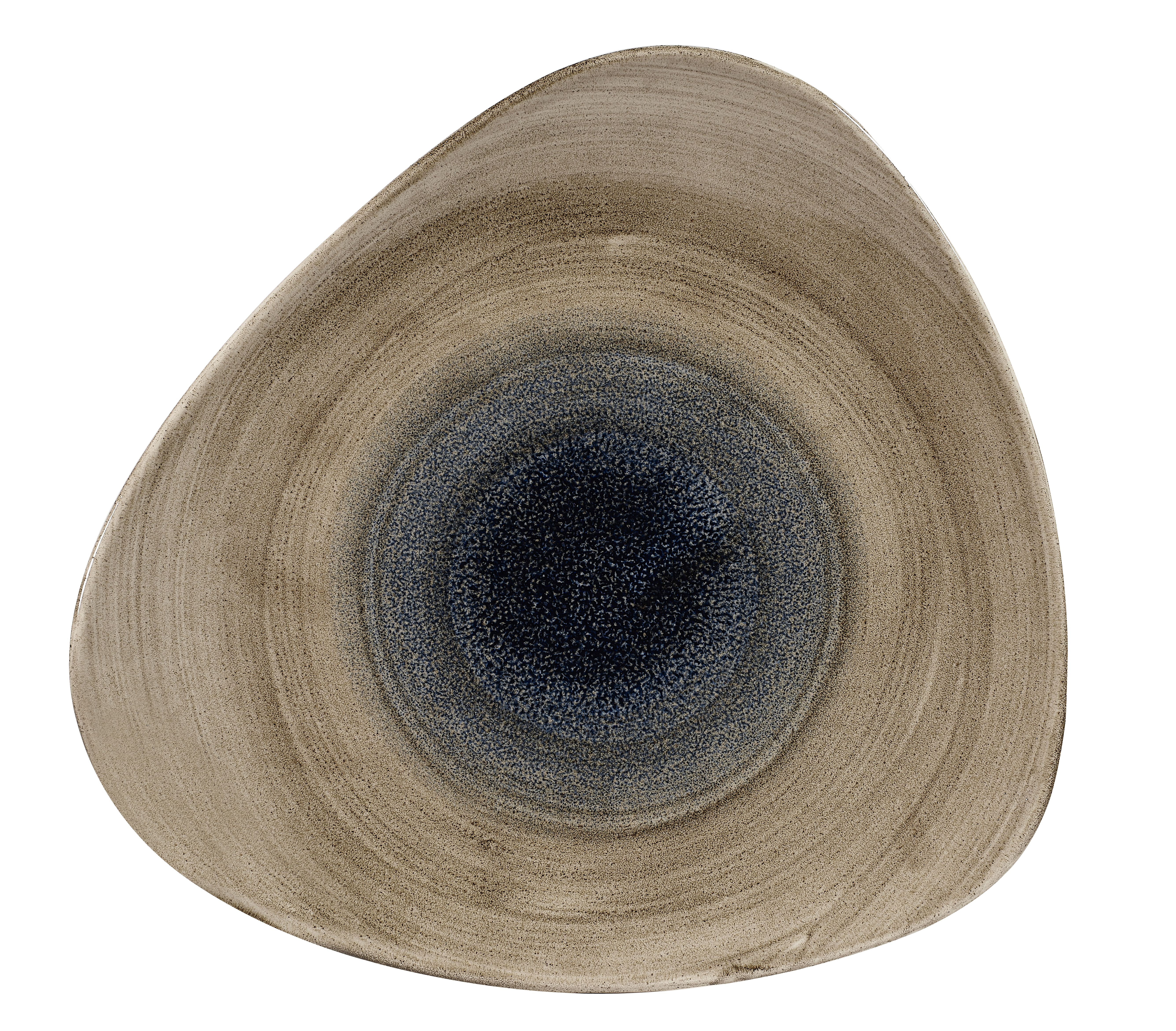 Churchill, Stonecast Aqueous : Bayou - Teller flach dreieckig, 28,5 cm