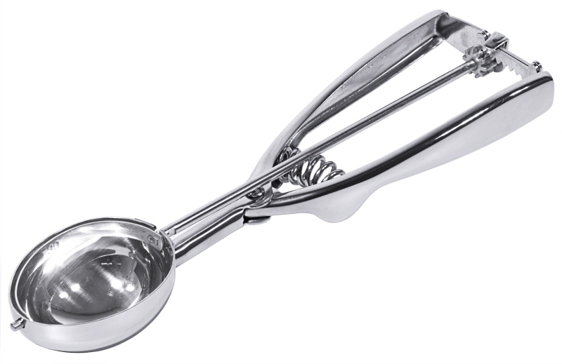 Portionierer, EdSt., I: 1/30 ltr., D: 70 mm, 5,5 x 4 cm, L: 23 cm