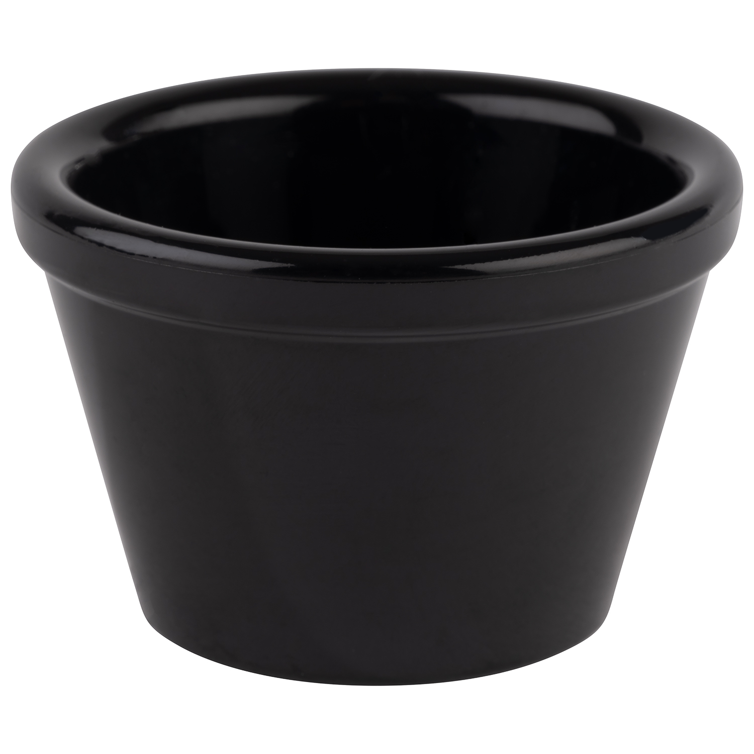 Dip-Schälchen FRIENDLY, PET, D: 6 cm, H: 4 cm, I: 0,05 ltr., Farbe: schwarz