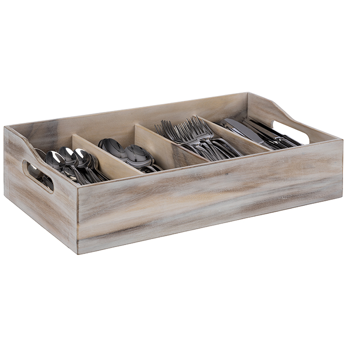 Besteckbehälter VINTAGE, 51 x 28 cm, H: 13 cm