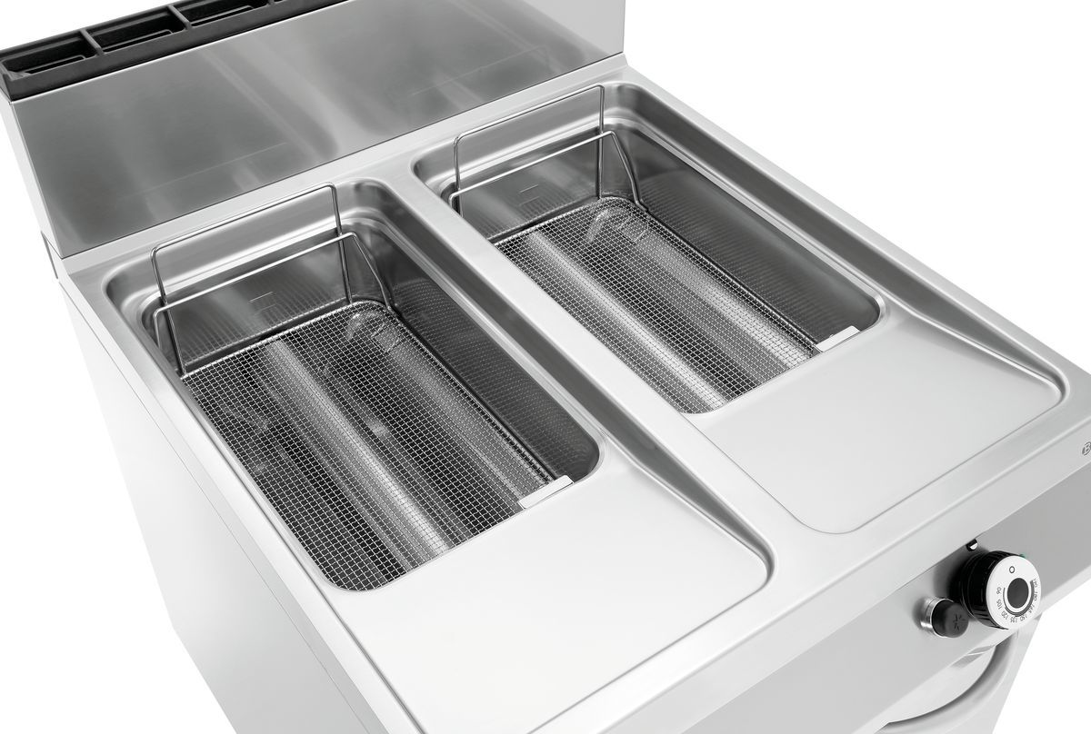 Gas-Standfritteuse, 2 Becken