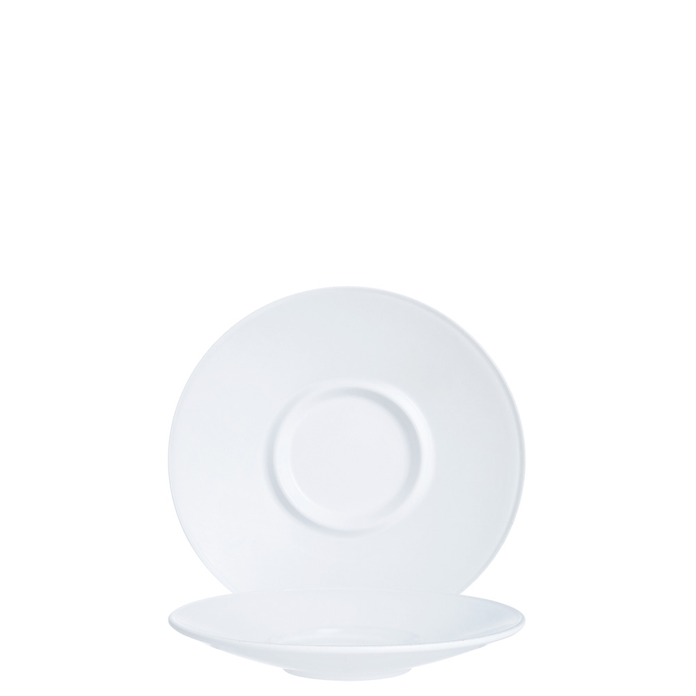 Arcoroc, Intensity - Kaffee-Untere zu KO19, uni, weiss, 14 cm