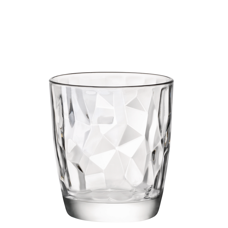 Whiskybecher D.O.F. transparent 39 cl, Diamond Nr. FB39T, Inhalt: 390 ml, Höhe: 102,5 mm