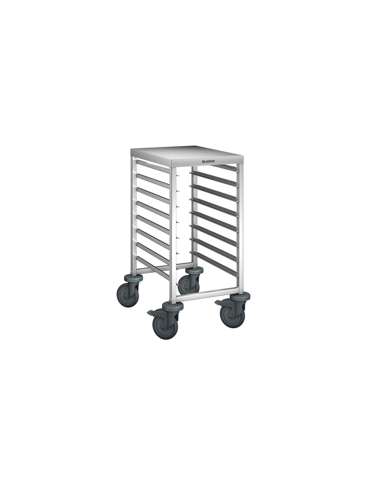 Regalwagen RWRA 850, Kap.: 8 GN 1/1 oder 16 GN 1/2, Trgf.: max. 100 kg, LxBxH: 46 x 61,3 x 84,5 cm