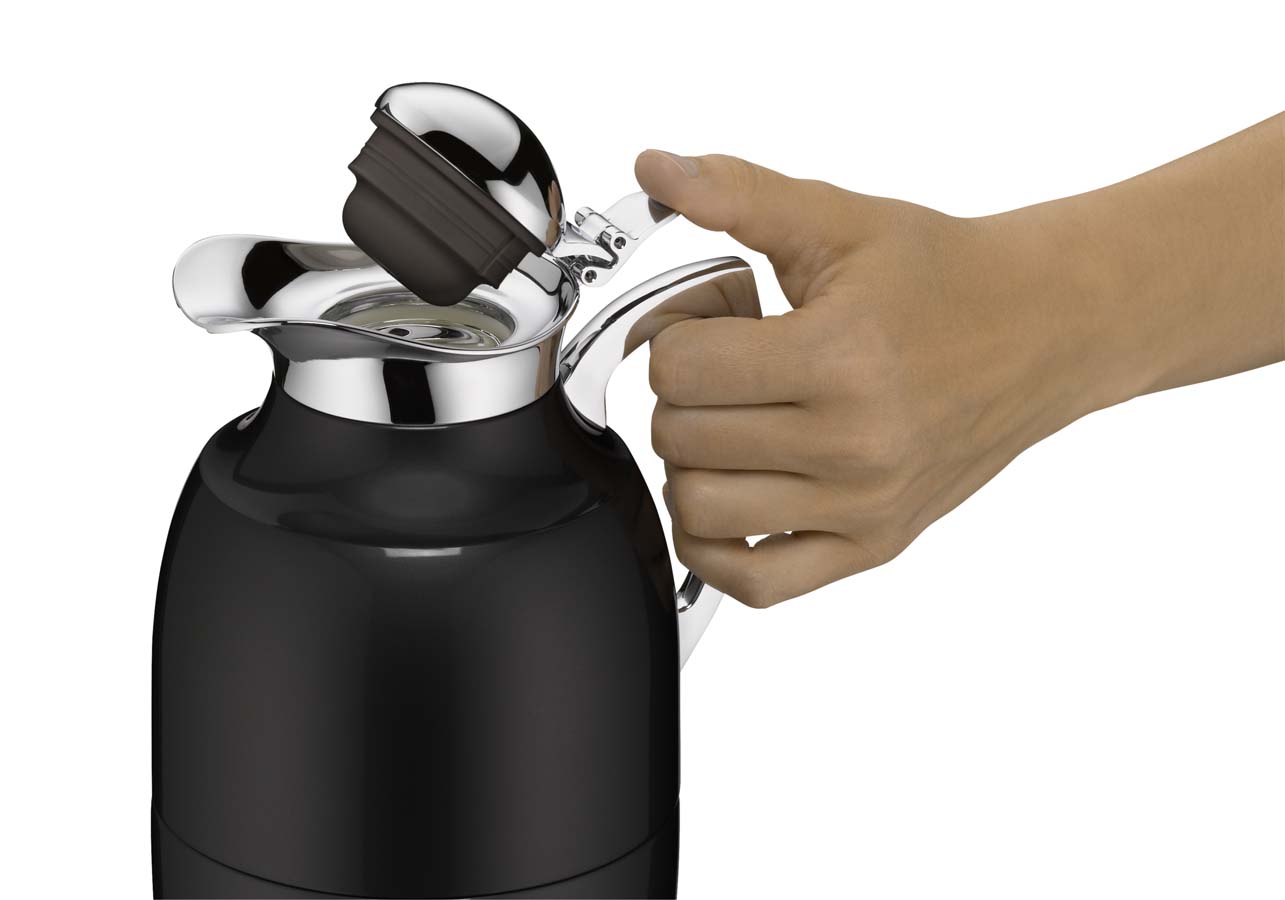 Isolierkanne Alfi JUWEL, Inhalt: 1,00 ltr., Farbe: Tiefschwarz poliert