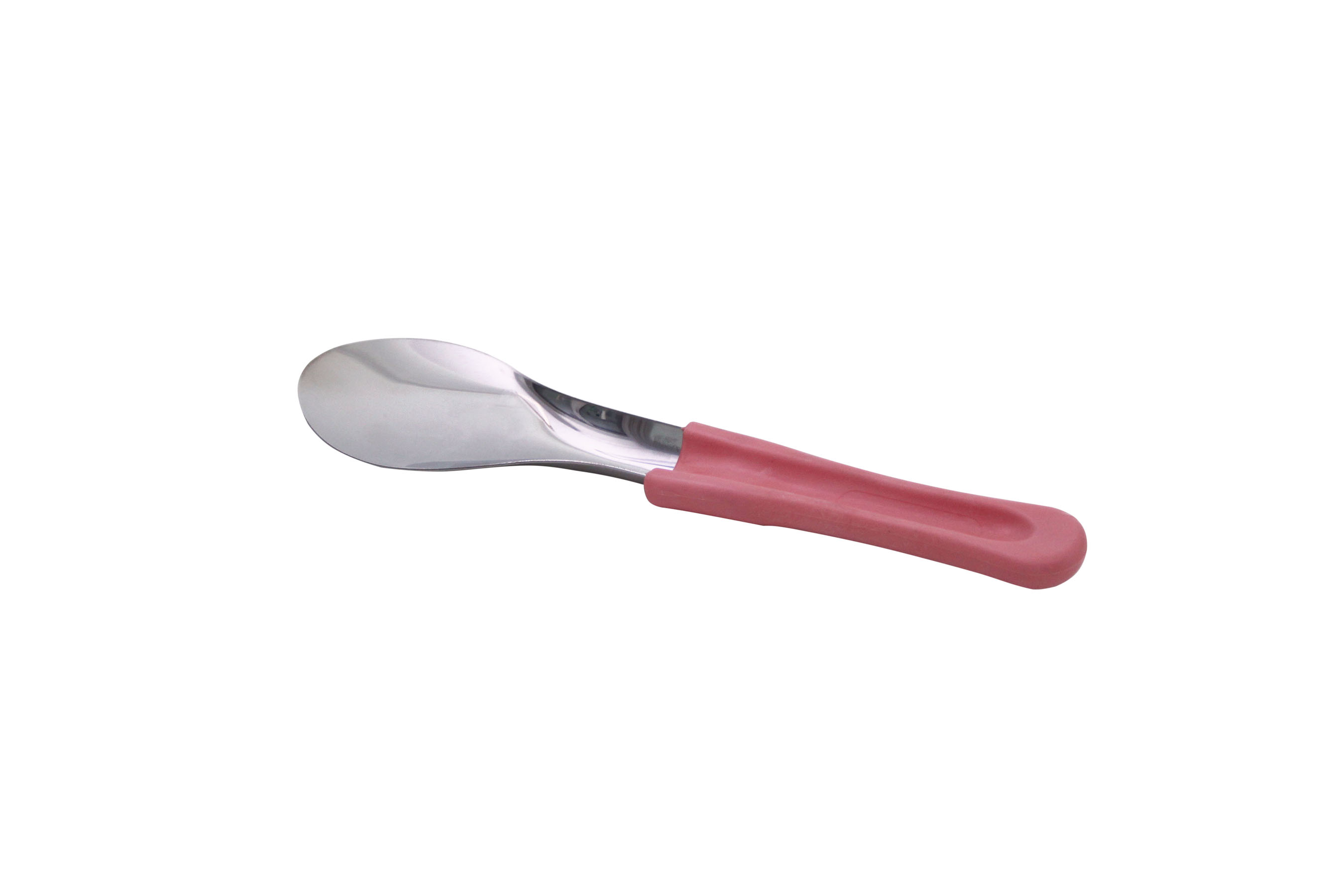 Eisspachtel kleines Modell - 260 mm, Edelstahl, Kunststoffgriff in Farbe: rosa