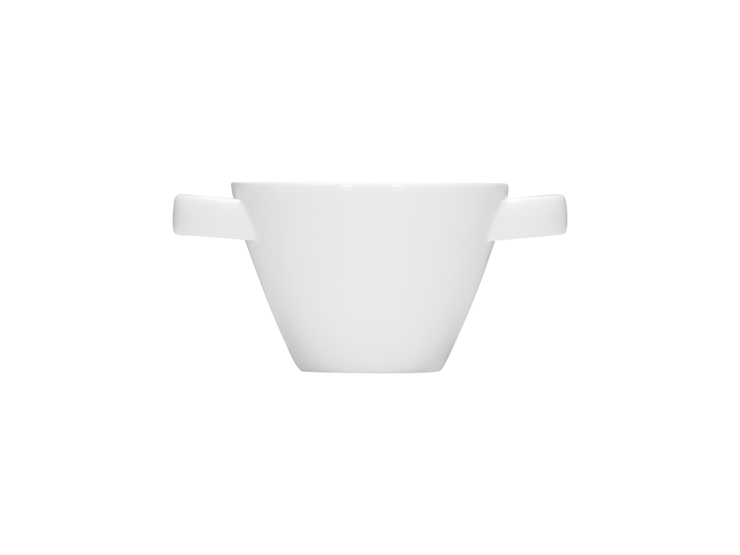 Bauscher, Enjoy - Suppen-Obere m. 2 Hkl., weiss, uni, 0,44 ltr.