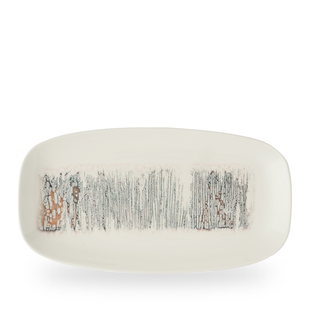 Churchill, Inked Lyra : Pink - Platte rechteckig 35,5 x 18,9 cm