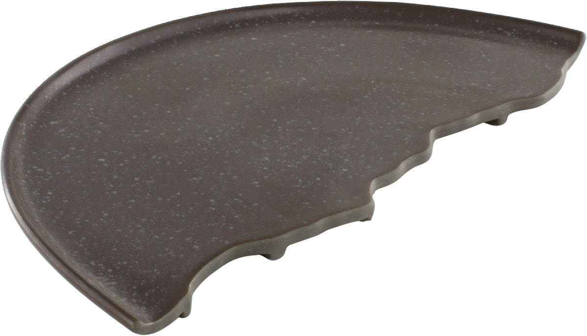 Playground, Steinzeug - MUSE Aubergine : Platte Spezial 28 x 14 x 1,5 cm