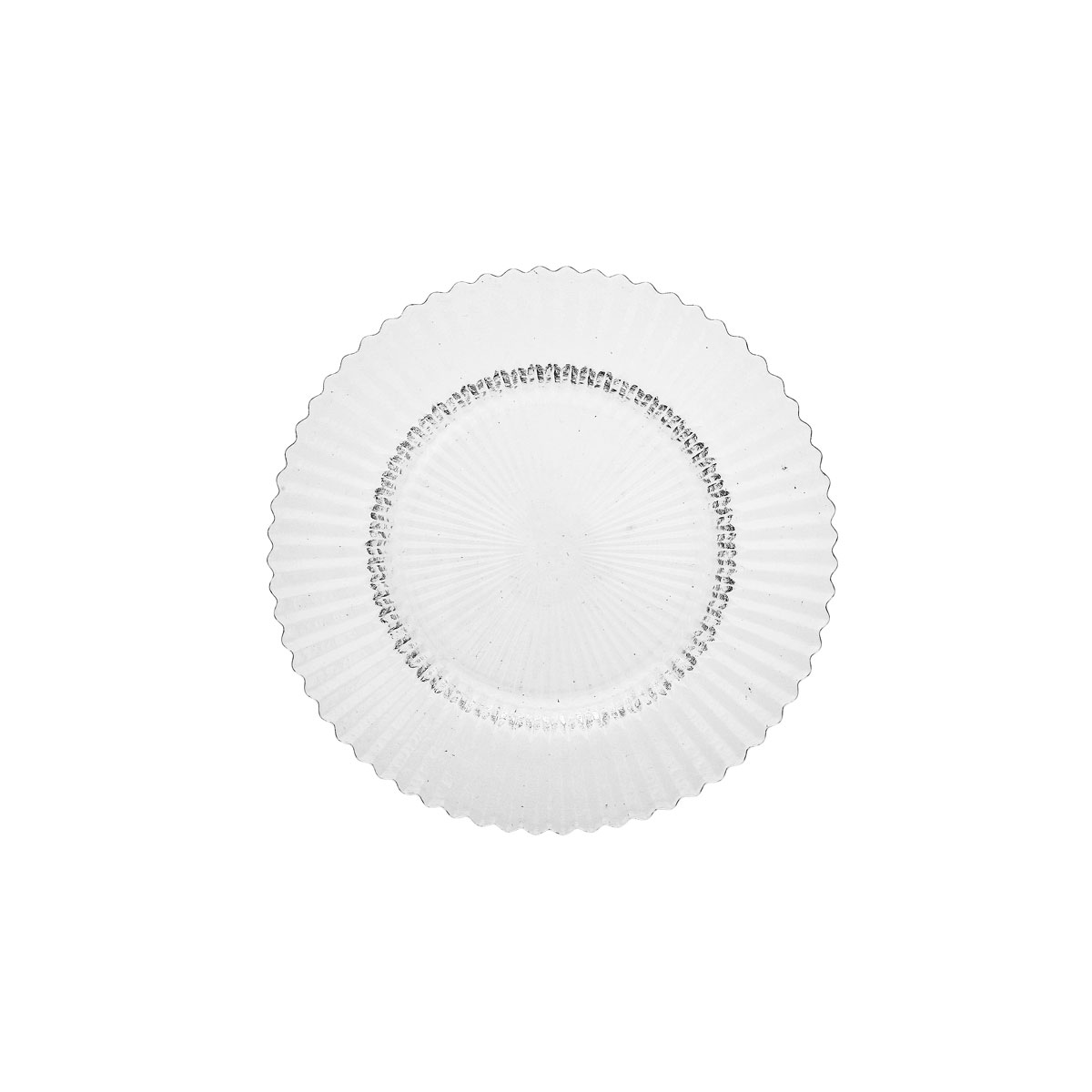 Glasteller flach 21,5 cm : Archie klar, D: 215 mm, H: 21 mm