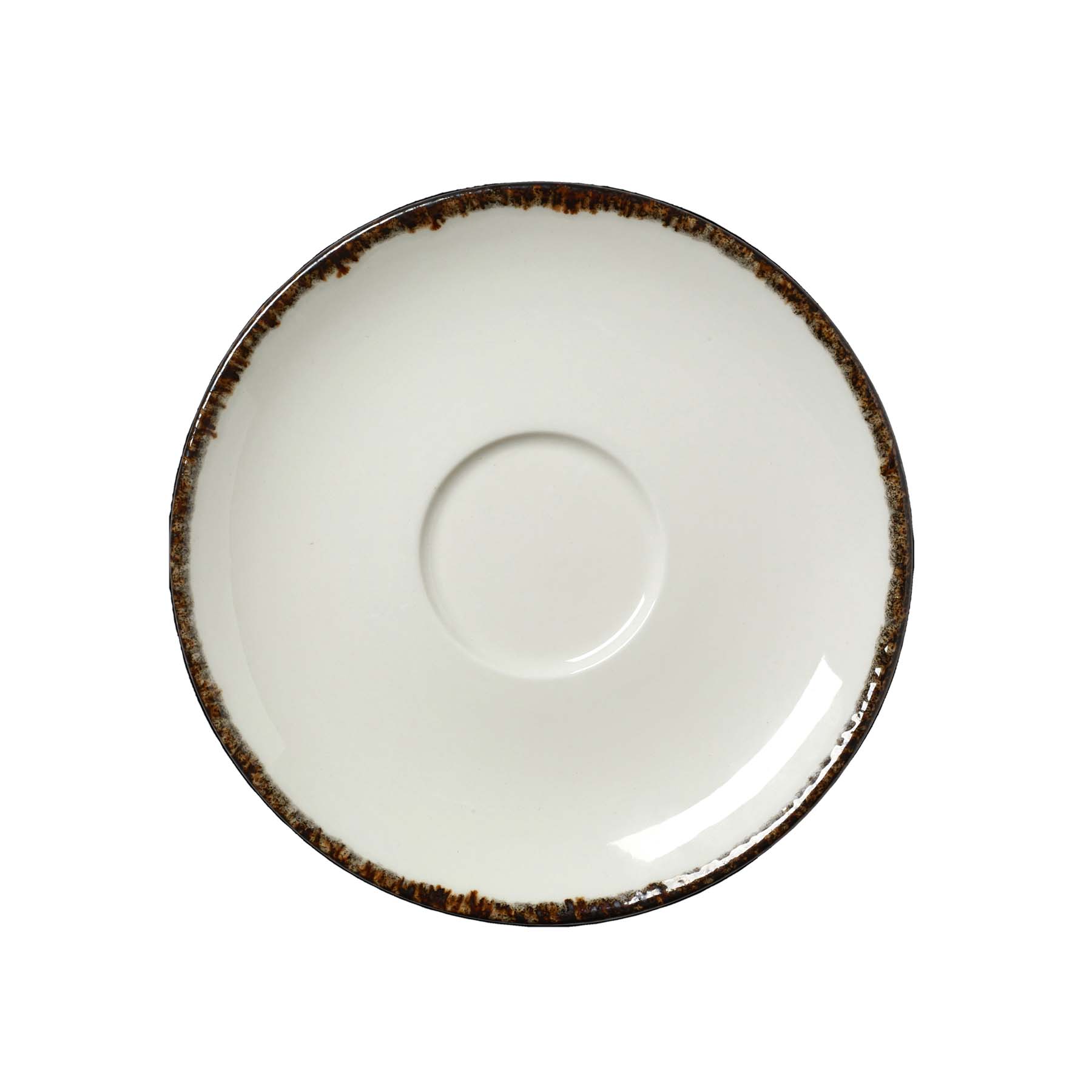 Steelite, Dapple : Charcoal 1756 - Milchkaffee-, Cappuccino-, Kaffee-Untere, 15 cm