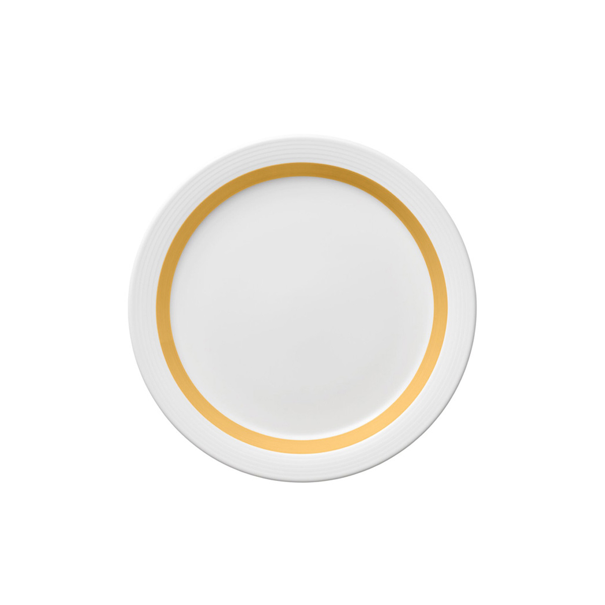 Bauscher Care, Invita Colors : 425344 Pinselband Sonnengelb - Teller flach Fahne, 20 cm