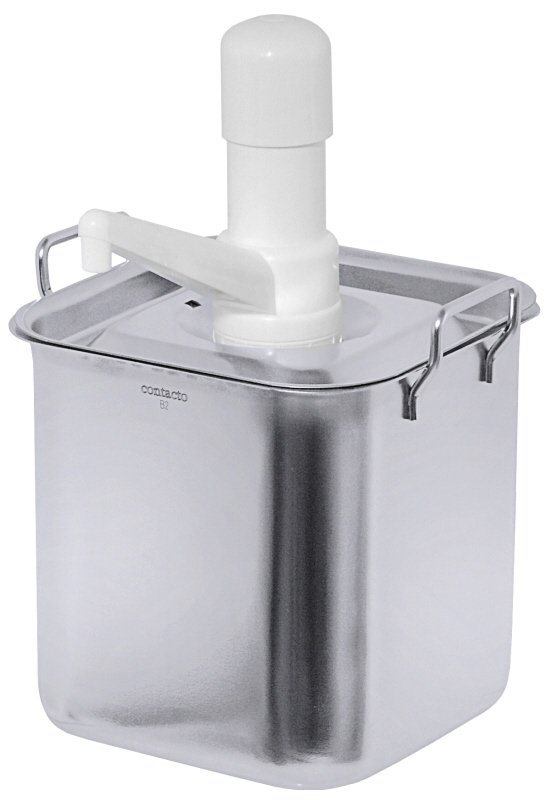 Dispenser, I: 3,5 ltr., B: 15,5 cm, H: 29 cm, Edelstahl