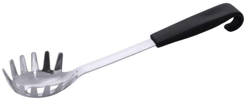 Spaghettiheber BUFFET NOIR, Griff aus ABS, Edelstahl, 10 x 7 cm, L: 32 cm