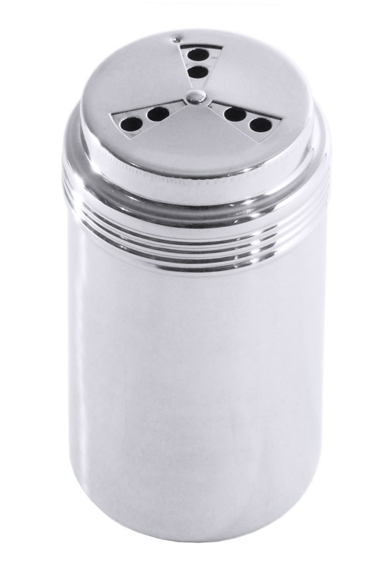 Multi-Streuer, I: 0,45 ltr., D: 7 cm, H: 14 cm, Edelstahl