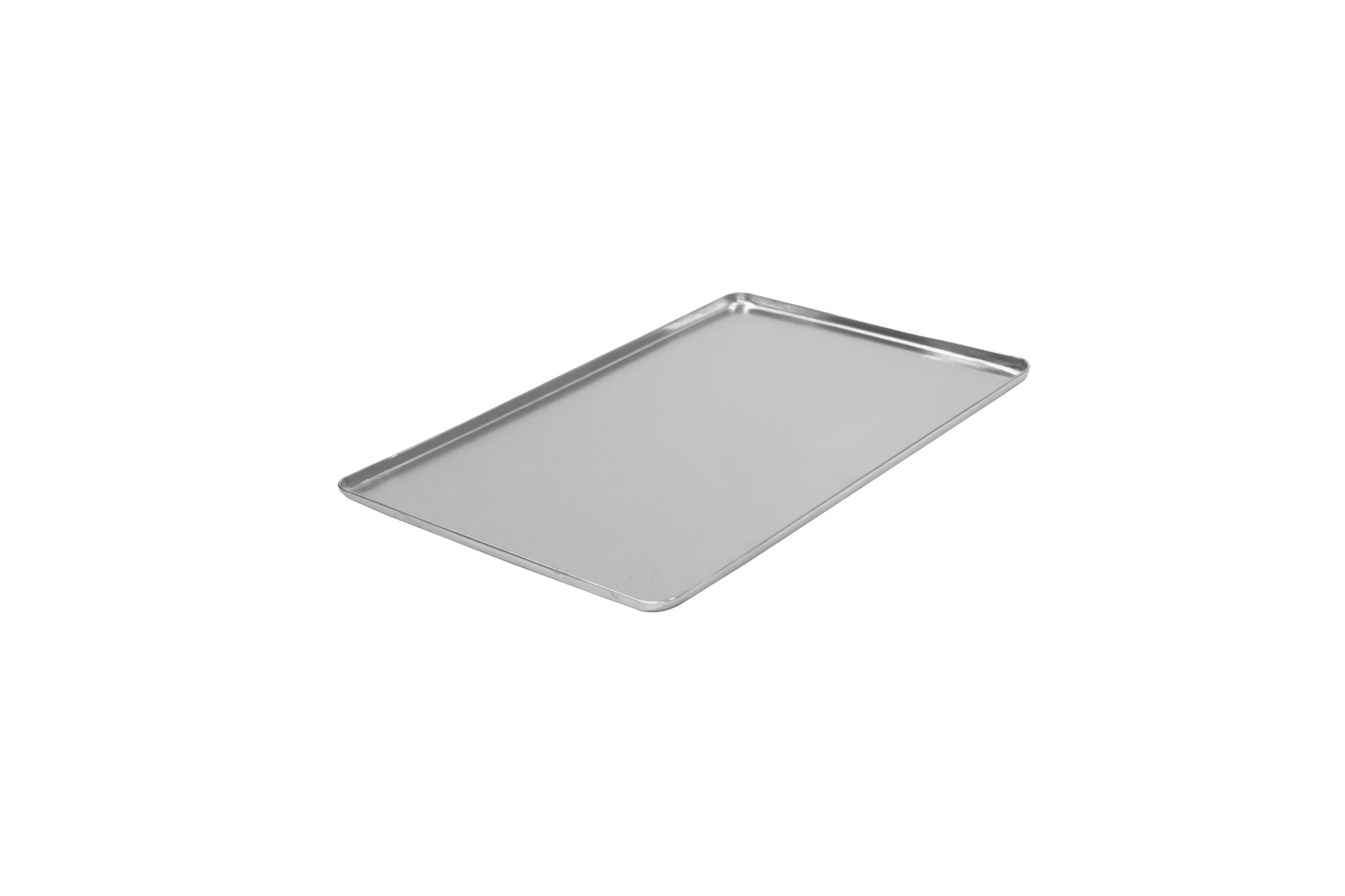 Ausstell-, Thekenbleche silber, Alu, gebeizt, 250 x 400 x 10 mm