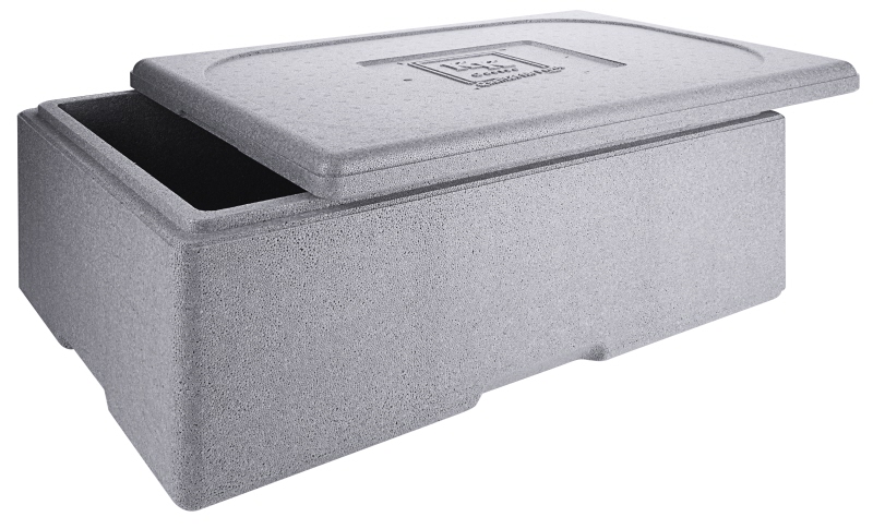 Thermobox GN 1/1, graues EPS, I: 23,5 ltr., 60 x 40 x 20 cm