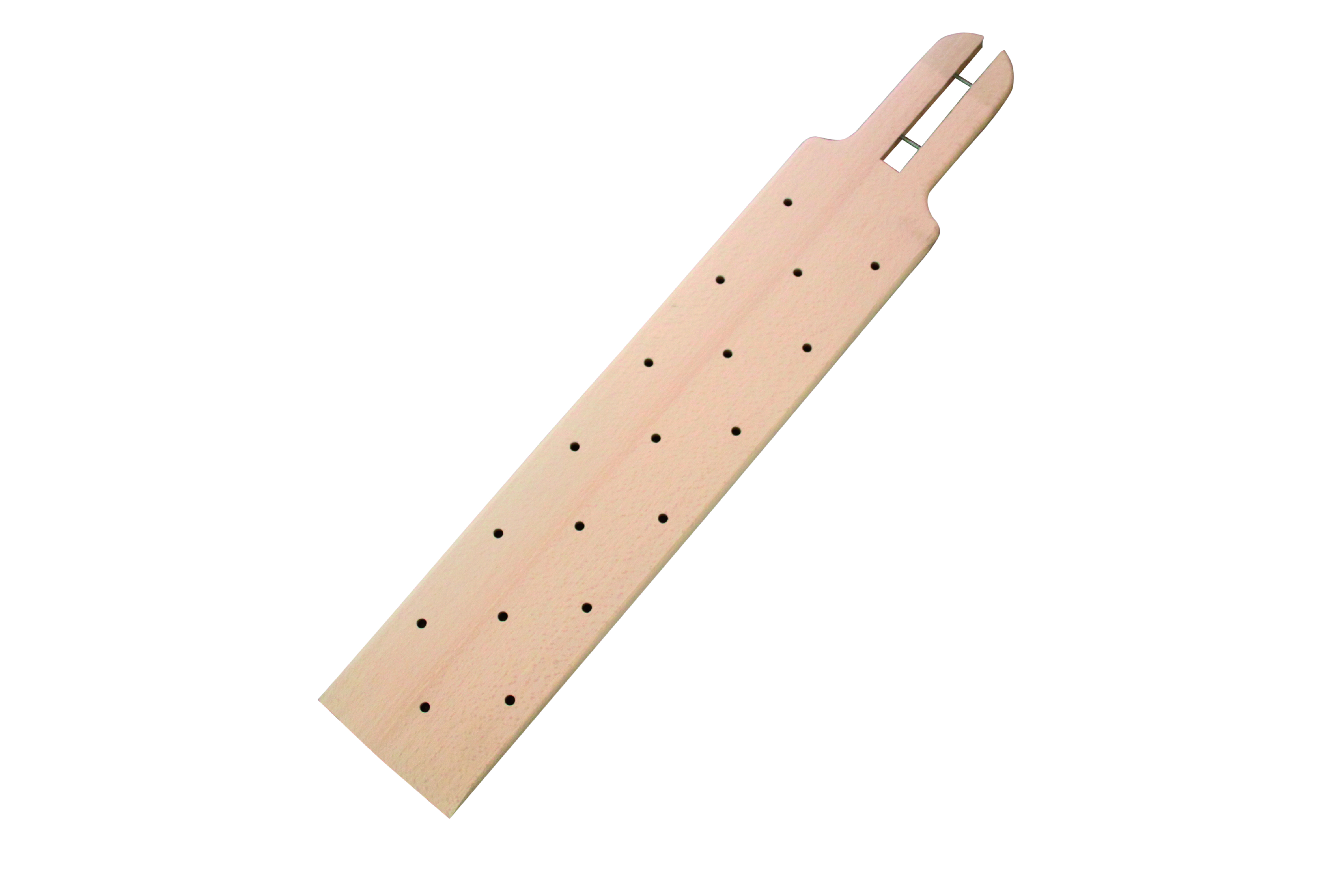 Brezelschiesser mit Loch, Buchenholz, 600 x 140 mm