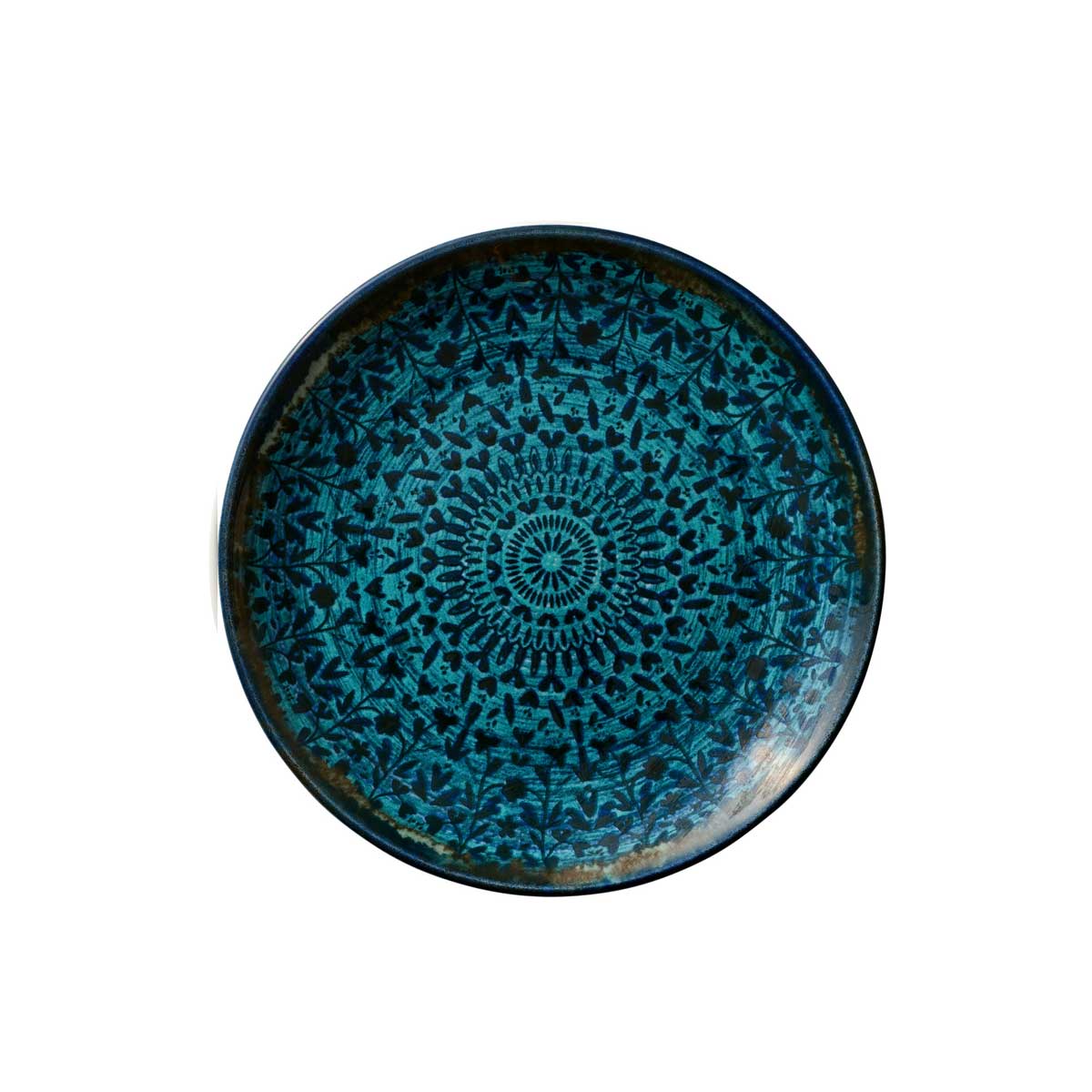Heart & Soul, Mirage : Indigo - Teller flach rund coup, 21 cm