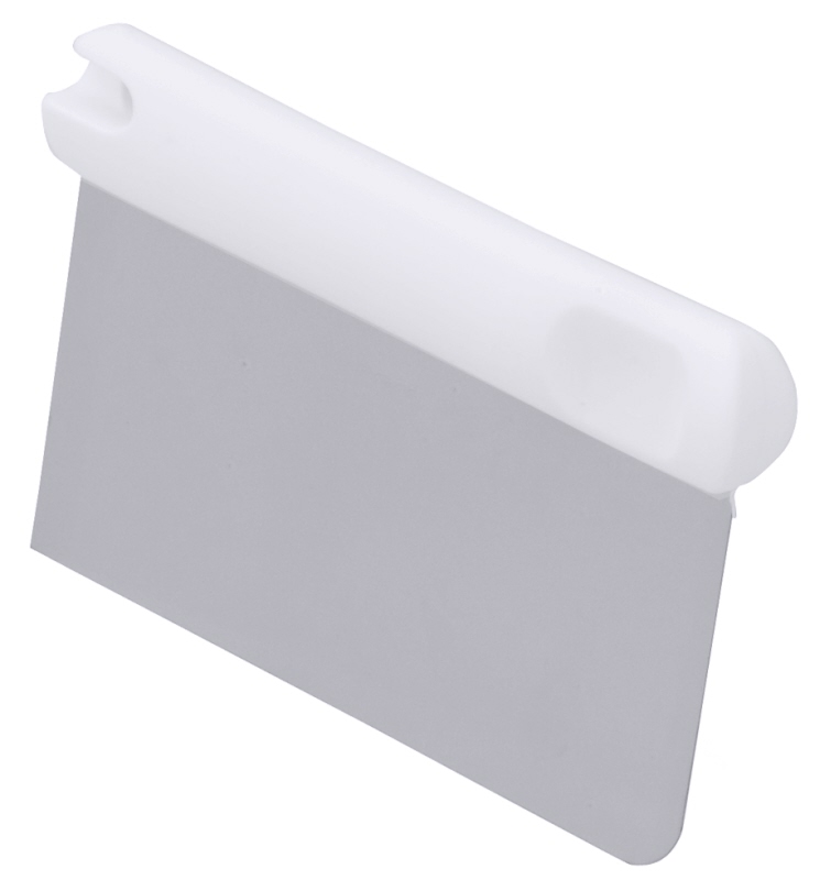 Teigschaber, PP Griff, EdSt., 13 x 6 cm