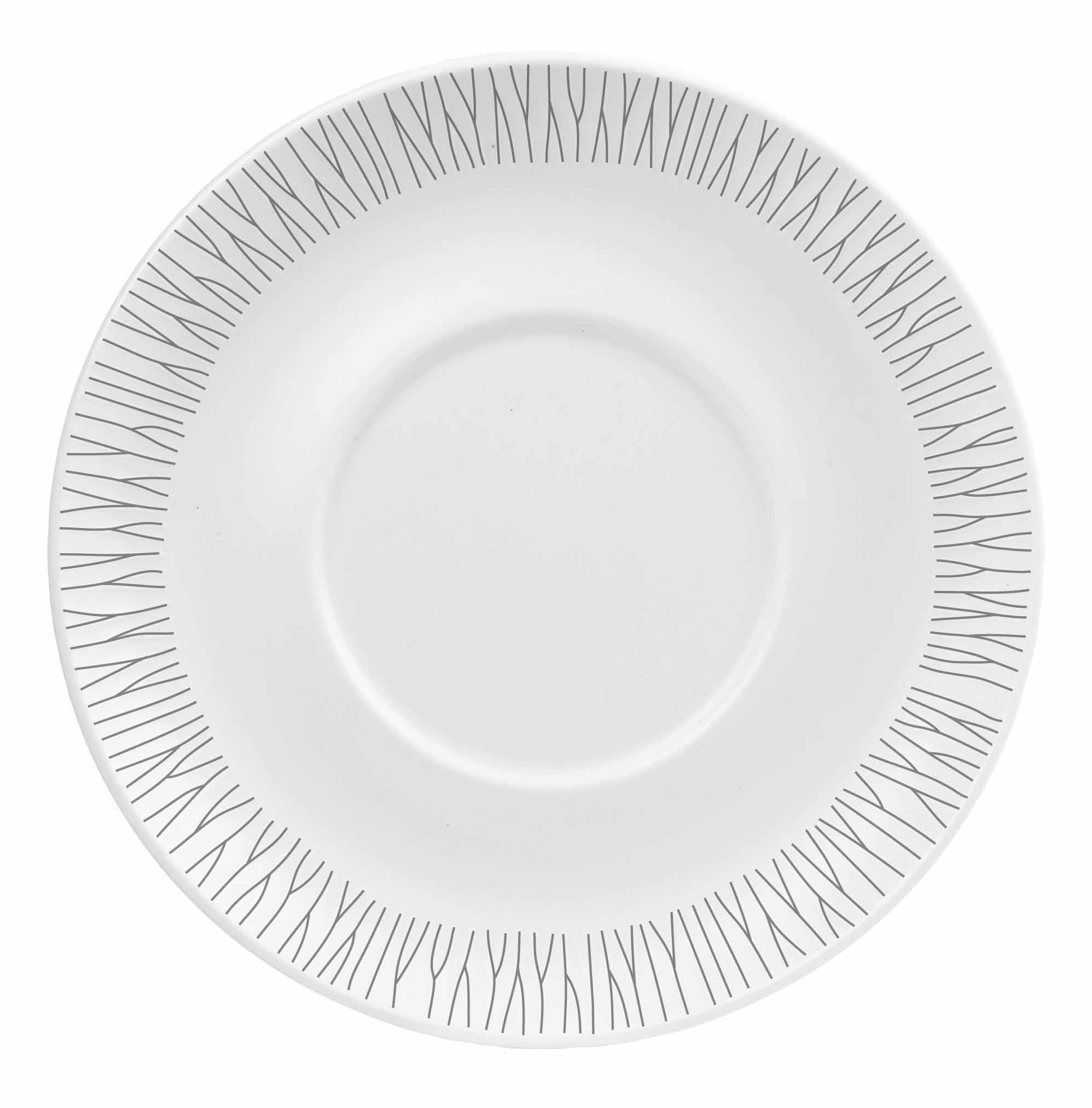 Churchill, Bamboo - Untertasse z. Suppenschale, uni/ weiss, 15,2 cm