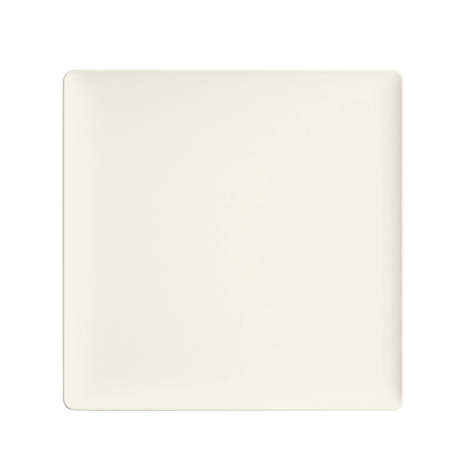 Bauscher, Purity - Teller flach quadratisch Coup, bonewhite, uni, 27 x 27 cm