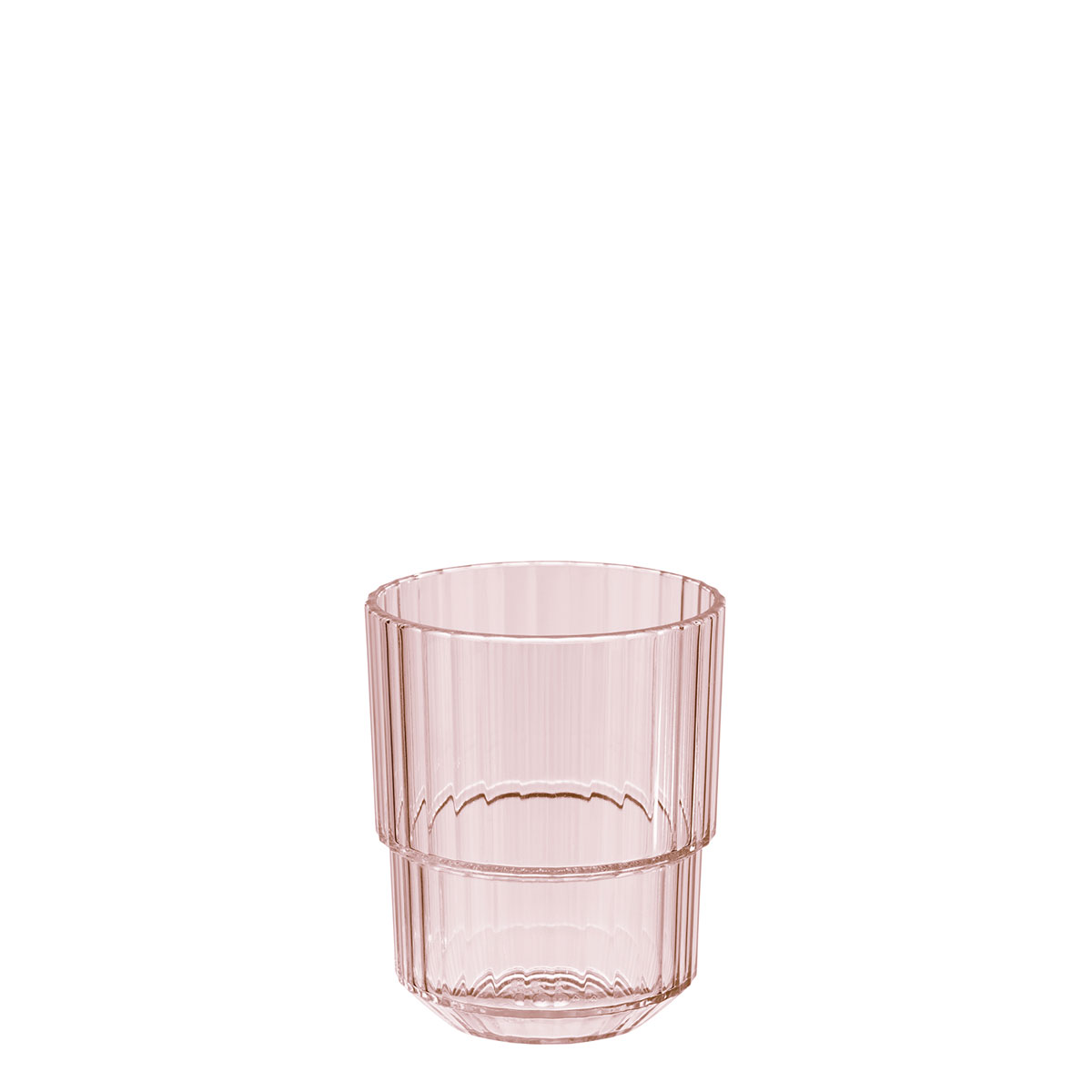 Trinkbecher Linea, Tritan, D: 6,5 cm, H: 8 cm, I: 150 ml, Farbe: light pink