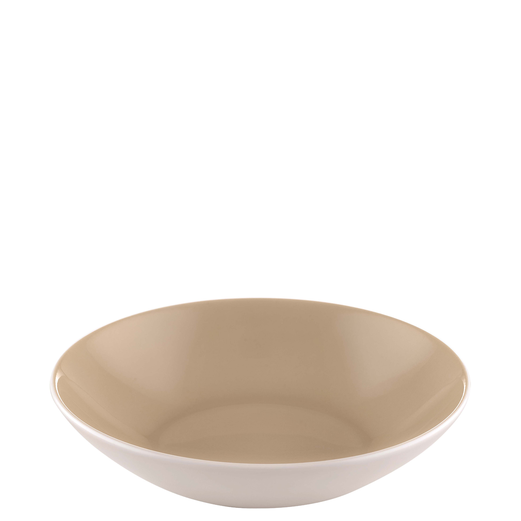 Bauscher, Sandstone : Dekor 700561 Beige Uni - Teller tief coup rund 18 cm/ 0,52 ltr.