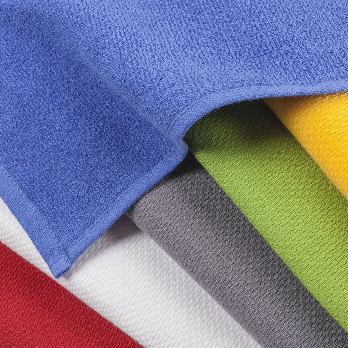 Multifunktionstuch - Baumwolle Uni m. Double-Face Optik 50 x 70 cm